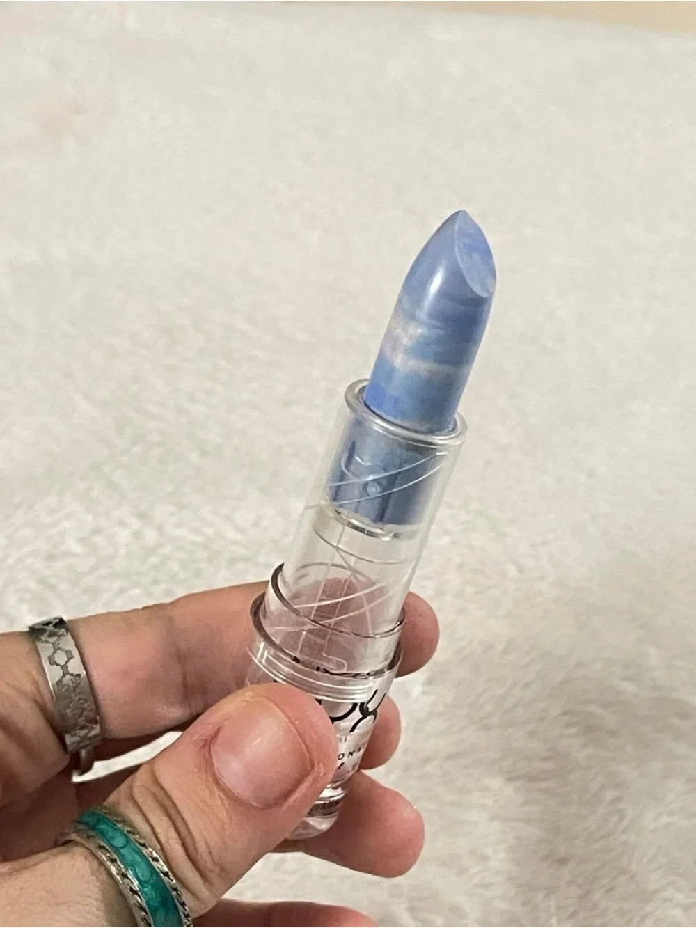 NYX Iridescent Pink with Blue Shimmer Lip Gloss